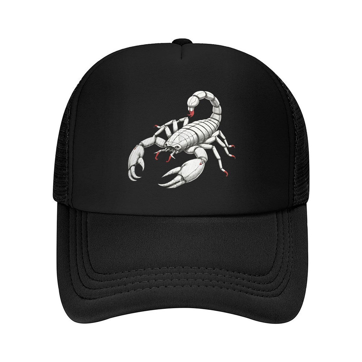Hunting Outdoor Decor - Men's Black Scorpion Graphic Hat -