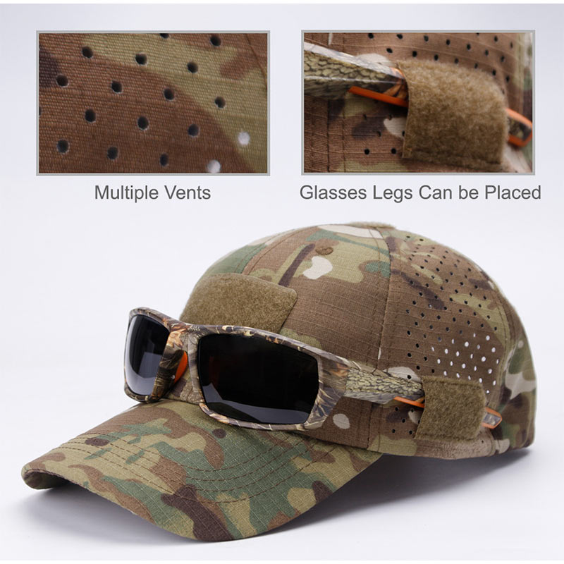 Hunting Outdoor Decor - Outdoor Breathable Camouflage Baseball Cap Sun