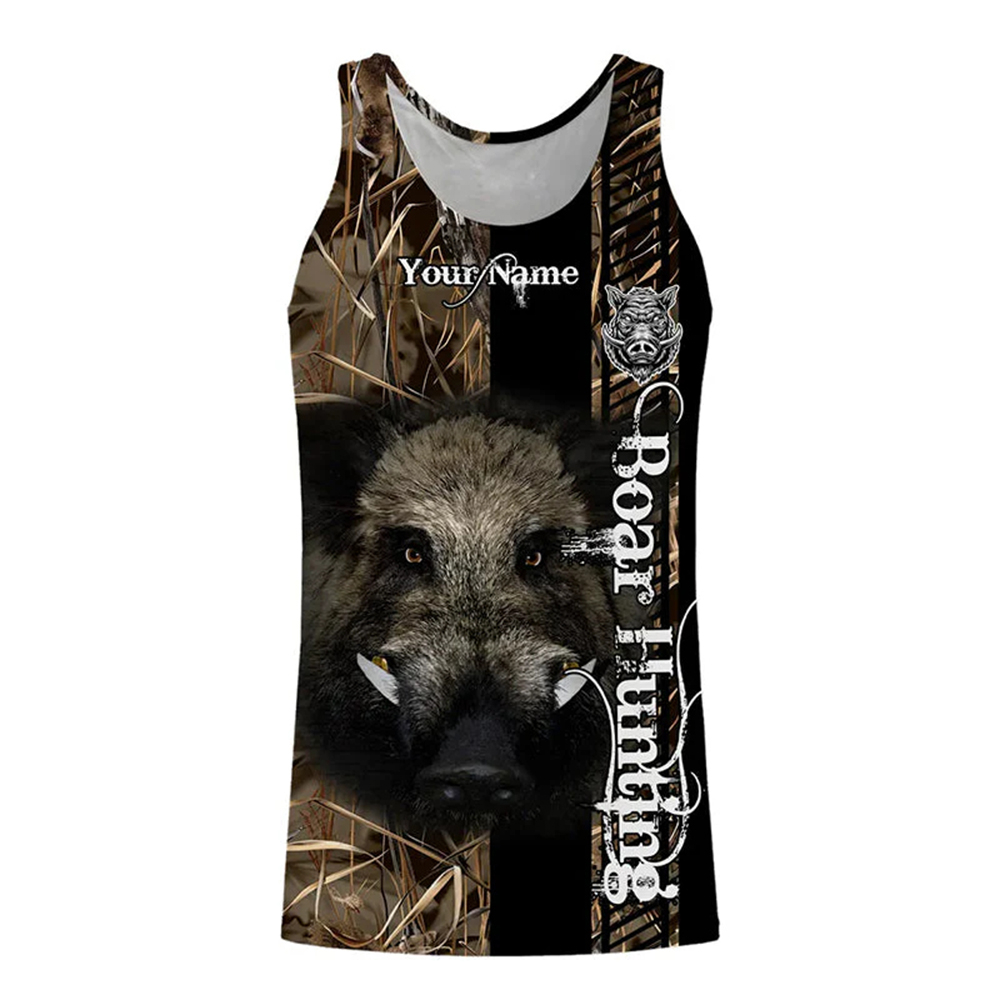 Custom Name Boar Hunter Tank T - Wildman Hunting & Outdoor Robertson recension och pris