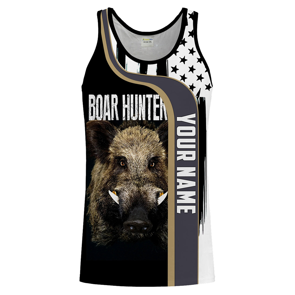 Custom Name Boar Hunter Tank T - Wildman Hunting & Outdoor Robertson recension och pris