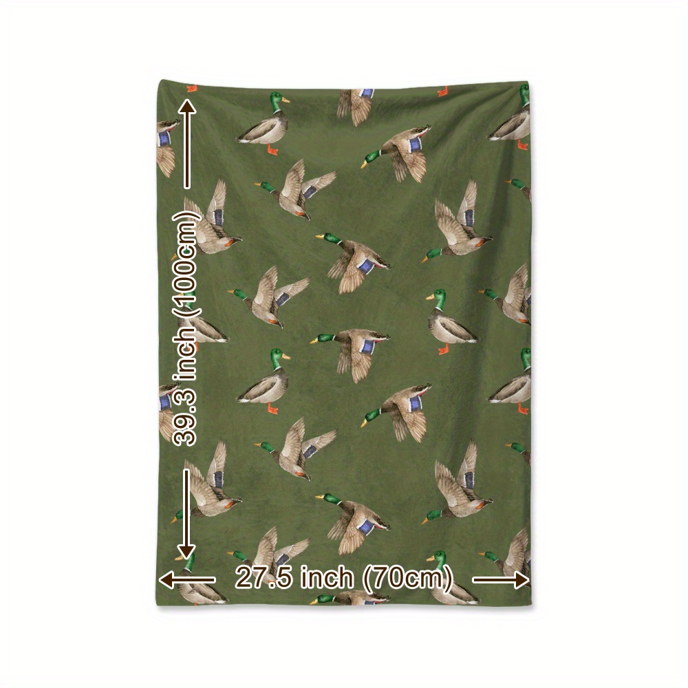Mallard Duck Fleece Blanket Hu - Hunting Outdoor Decor recension och pris