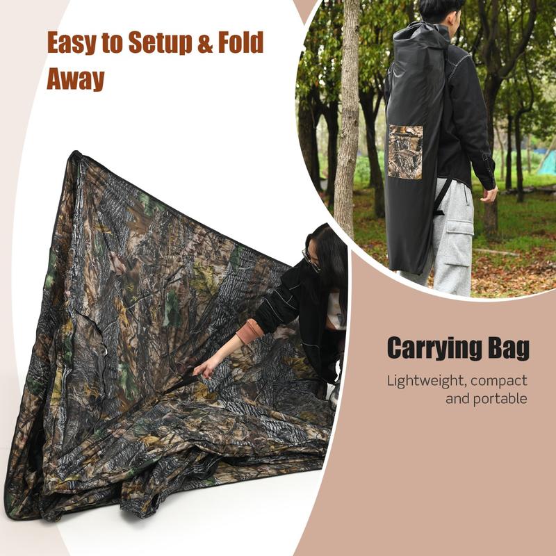 Portable Hunting Blind with Gr - Outdoor Hunting Blinds recension och pris