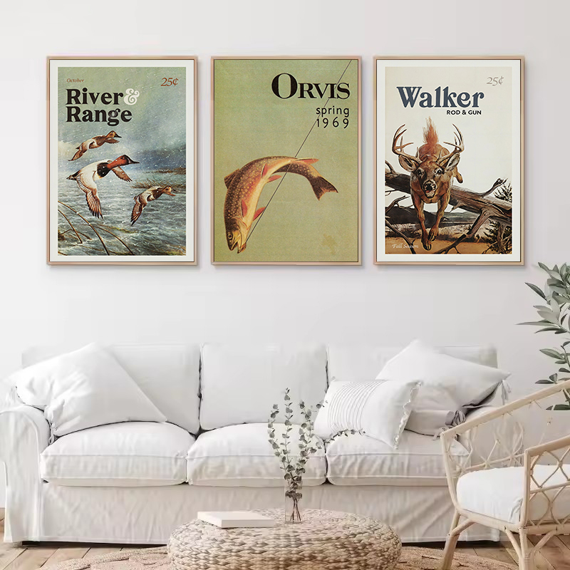 Retro Wildlife Outdoor Hunting - Hunting Outdoor Decor recension och pris