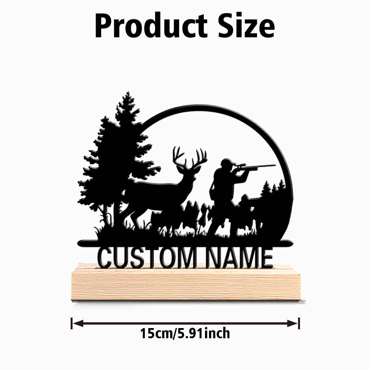 1pc Fashion ersonalized Custom - Hunting Outdoor Decor recension och pris
