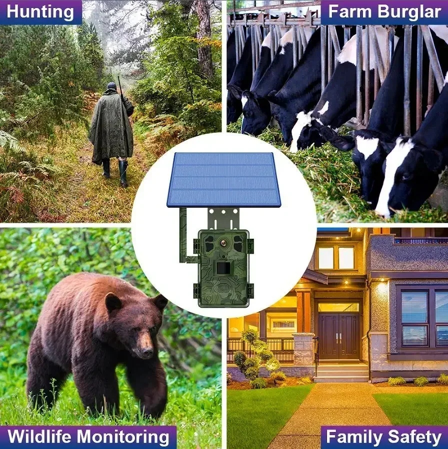 Solar Hunting Camera Mobile Re - Outdoor Hunting Videos recension och pris