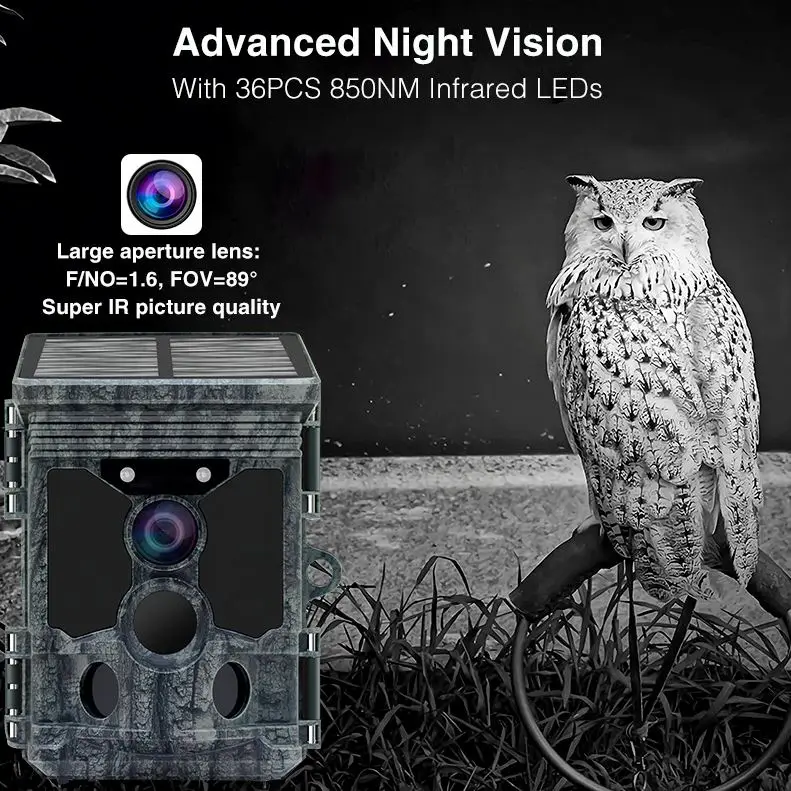 New Technology 4K Solar Panel  - Outdoor Hunting Videos recension och pris