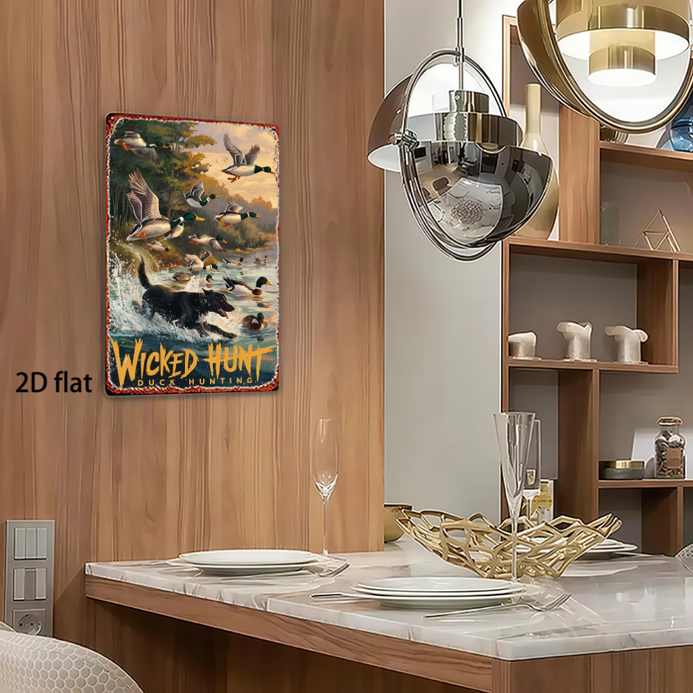 2D Flat Vintage Hunting Duck M - Wildman Hunting & Outdoor Robertson recension och pris