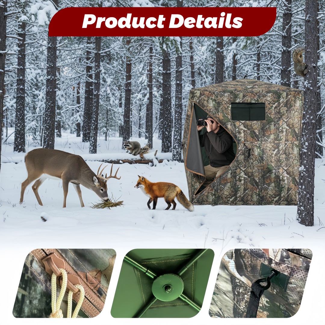 Camouflage Pop-Up Hunting Blin - Outdoor Hunting Blinds recension och pris