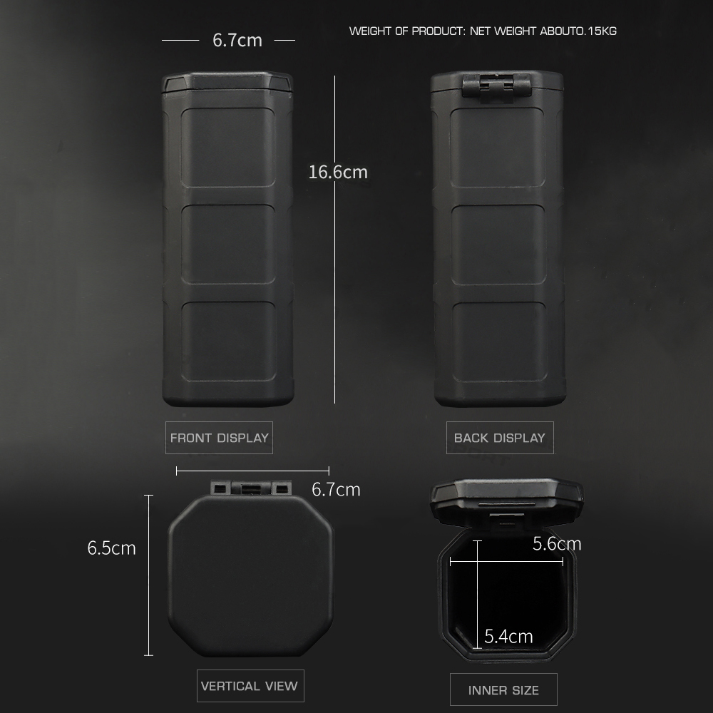 Tactical Shockproof Tools Case - Outdoor Hunting Gear Storage recension och pris