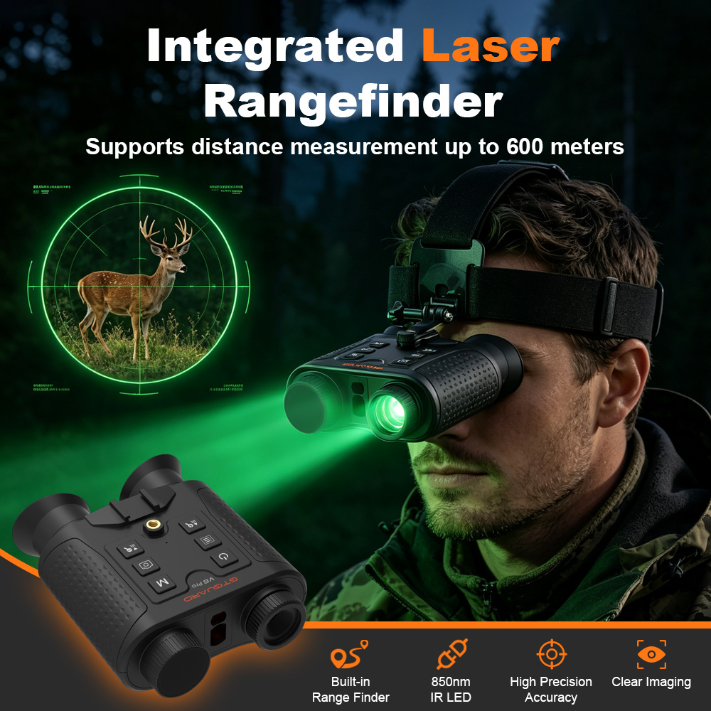 4K Night Vision Binoculars 8X  - Outdoor Hunting Videos recension och pris